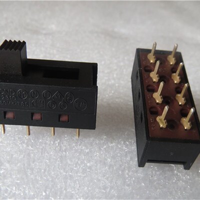 DSE-2310香港尖针脚8脚3档拨动开关飞科电吹风机滑动开关10A250V