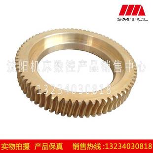 滕州摇臂钻床Z3035 Z3040铜涡轮Z70齿涡轮蜗杆内孔75厚18外径110