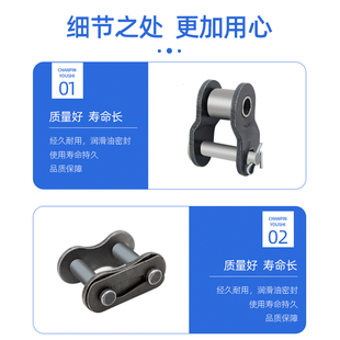 链条接头链扣OL半接链条配件3456分1寸0810A单排滚子传动链全节CL