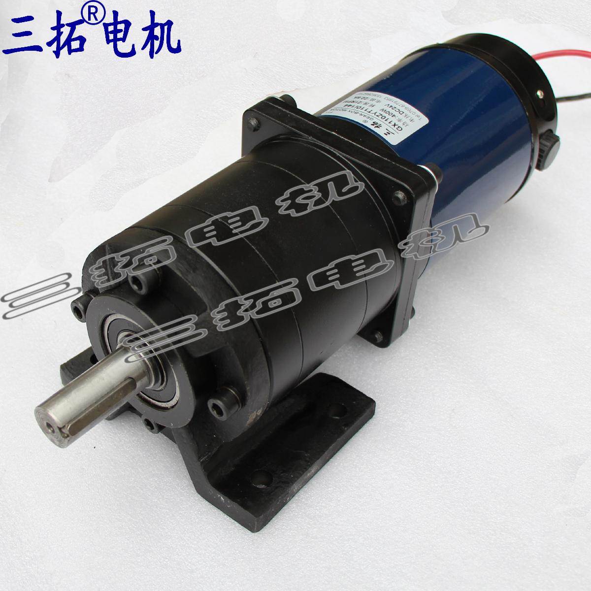 定做三拓电机24V 400W大功率行星齿轮减速电机 爬楼梯电机 大扭矩