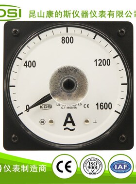 康的斯/KDSI 针式式电流表LS-110 AC1600/5A交流电表 二次电流5A