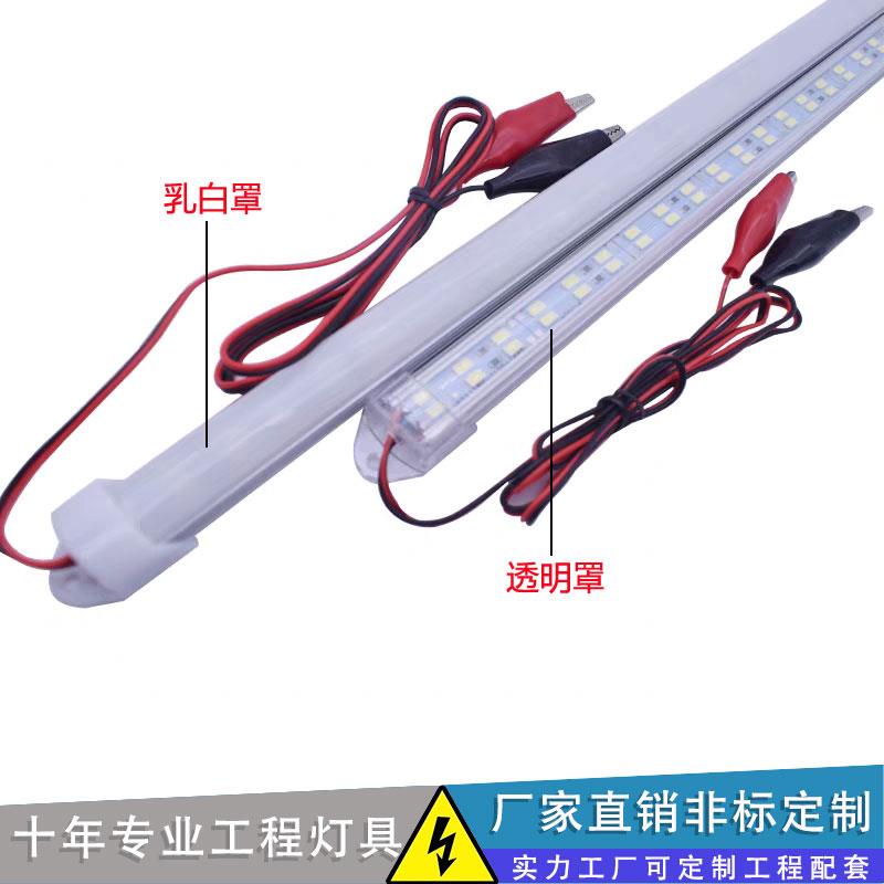 12-85V地摊灯夜市LED摆摊灯硬灯条电瓶车灯24V48V60V节能长条灯图片