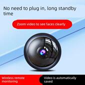 摄像头免插电家用手机远程无需网络室内摄影头无线新款 高清监控器