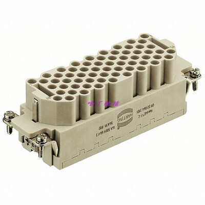 HARTING重载连接器  09320643101 64针母芯 HAN EE 16A 哈丁浩亭