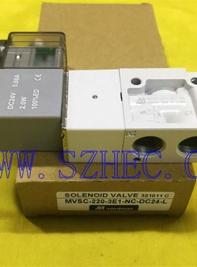 台湾 金器 MINDMAN 电磁阀 MVSC-220-3E1-NC-AC220V 全新原装正品