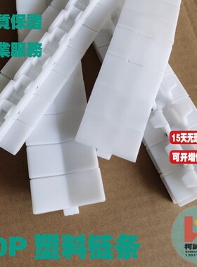 2040P塑料链条80P链条25.4mm节距V型V形链条RT300链50mm宽链板