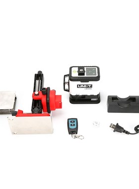 优利德LM580G高精度室内外激光水平仪绿光强光激光贴墙贴地仪遥控