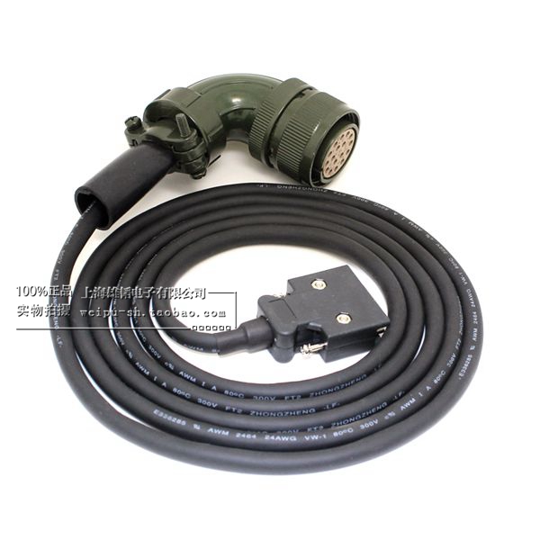 台达伺服大功率编码器B2 A2 AB连接线ASD-CAEN1003 05信号反馈线