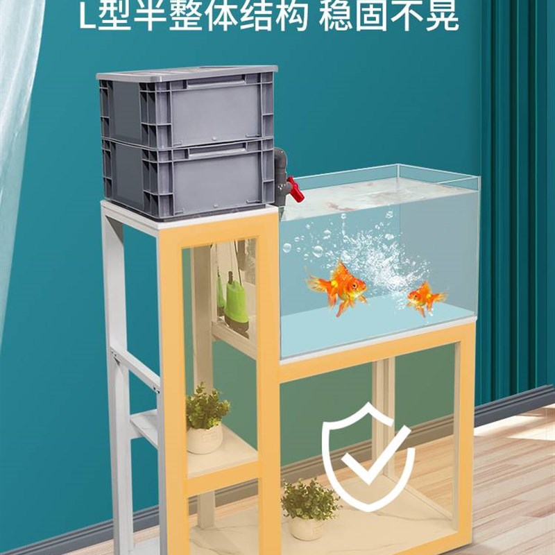 鱼缸架客厅柜底柜底座托架支实木花架一体架柜子架桌台底子架