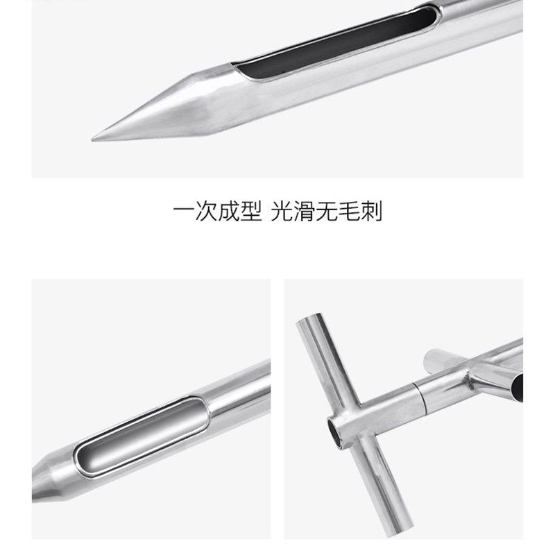 玉米小麦316不锈钢钎粮食取样器粉煤灰多功能双管探粮器分层探子