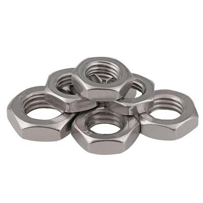304薄细牙不锈钢螺母丝扁螺帽 m20*1m22x1.25m24m27m30*1.5x2新款