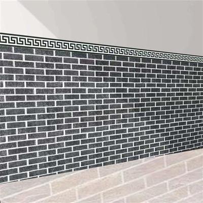 新款90厘米宽砖纹壁纸自粘餐饮饭店横版防撞壁贴贴纸装饰翻新防水