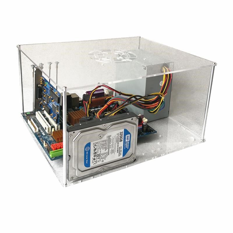 电脑机箱DIY亚克力透明机架开放式裸装台式主机箱主板支架可叠加