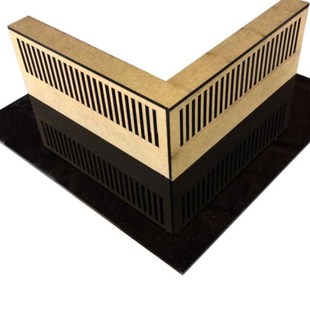 亚克力定制三重溢流管挡沙板鱼缸石沙排出水口挡泥板挡直角砂档板