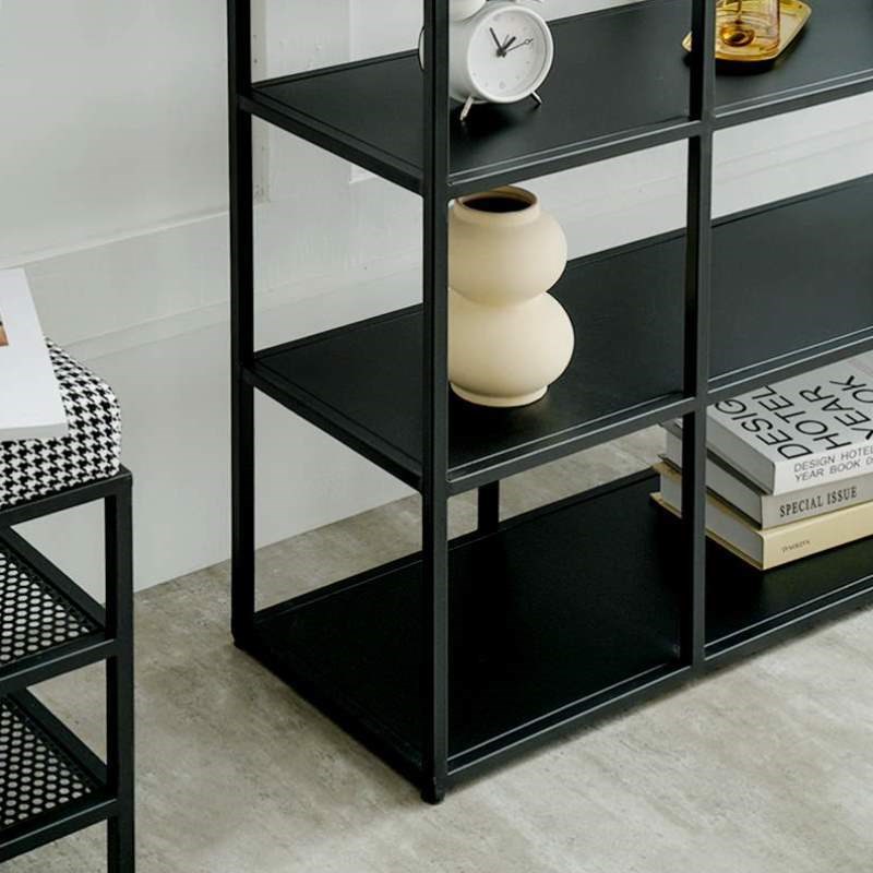展示架房间书架铁架子办公室陈列架置物架隔断梵书房铁艺收纳铁