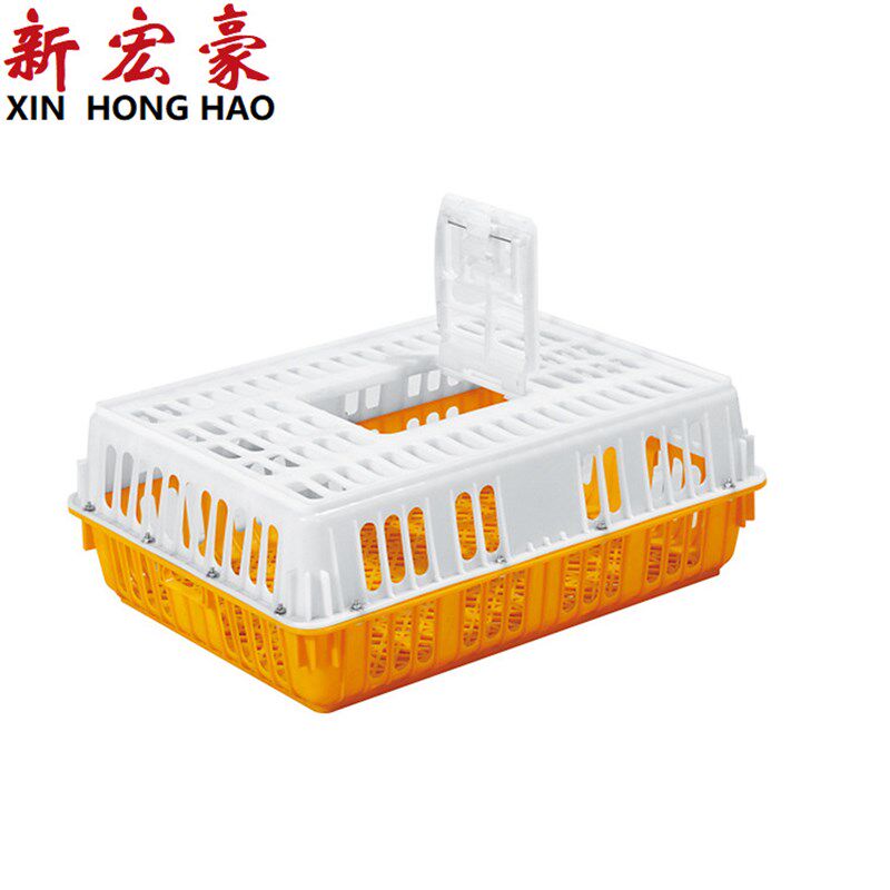 塑胶鸡笼水鸭山鸡转运塑料鸡笼子塑胶家禽塑料笼 家禽物流周转笼