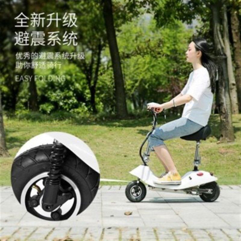 速发折叠电动代步车小号r折叠式老年y便携单人时尚学生可放老人电