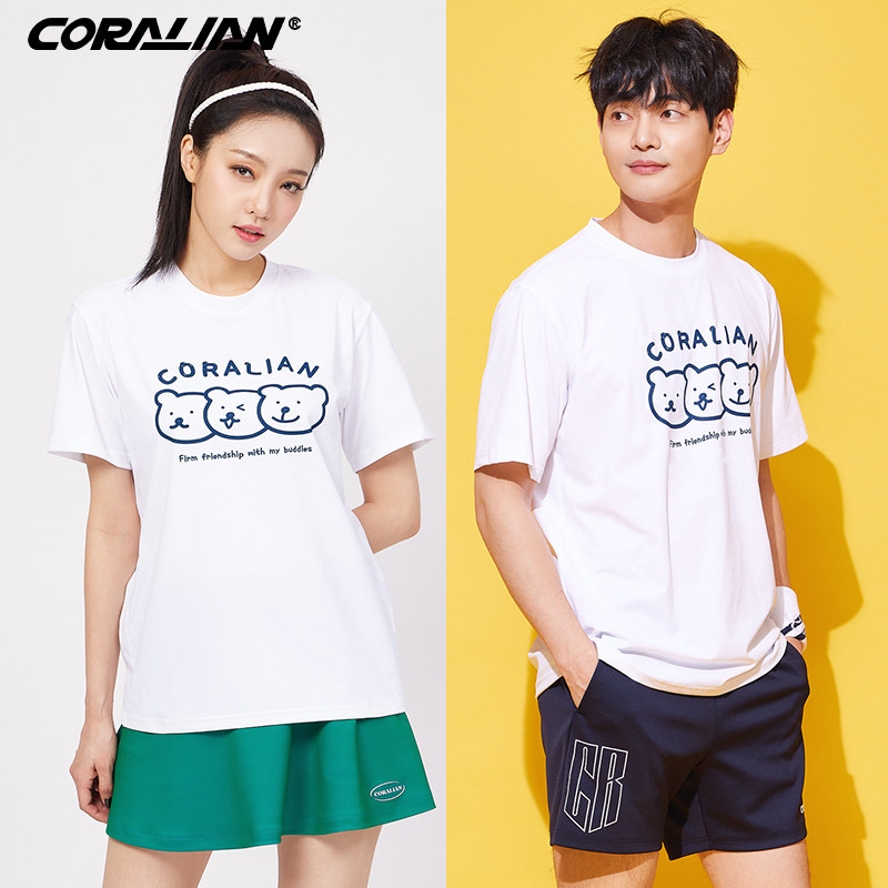 可莱安羽毛球服女套装男女款透气速干夏季时尚宽松运动上衣团购新