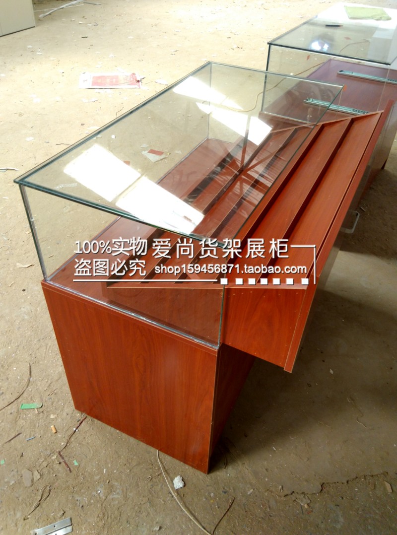 烟酒柜台展示柜烟酒展柜玻璃烟柜台木质烟柜高档T烟酒柜台展示柜