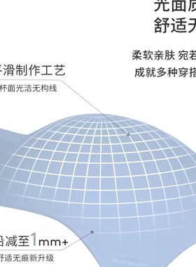 小胸显大,简约无痕内衣女无钢圈便携小胸聚拢文胸E002525