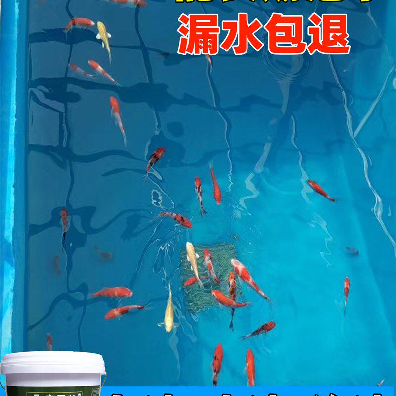 鱼塘泳池专用防水涂料游泳池阳C台浴室漏水修补胶封王材料油漆