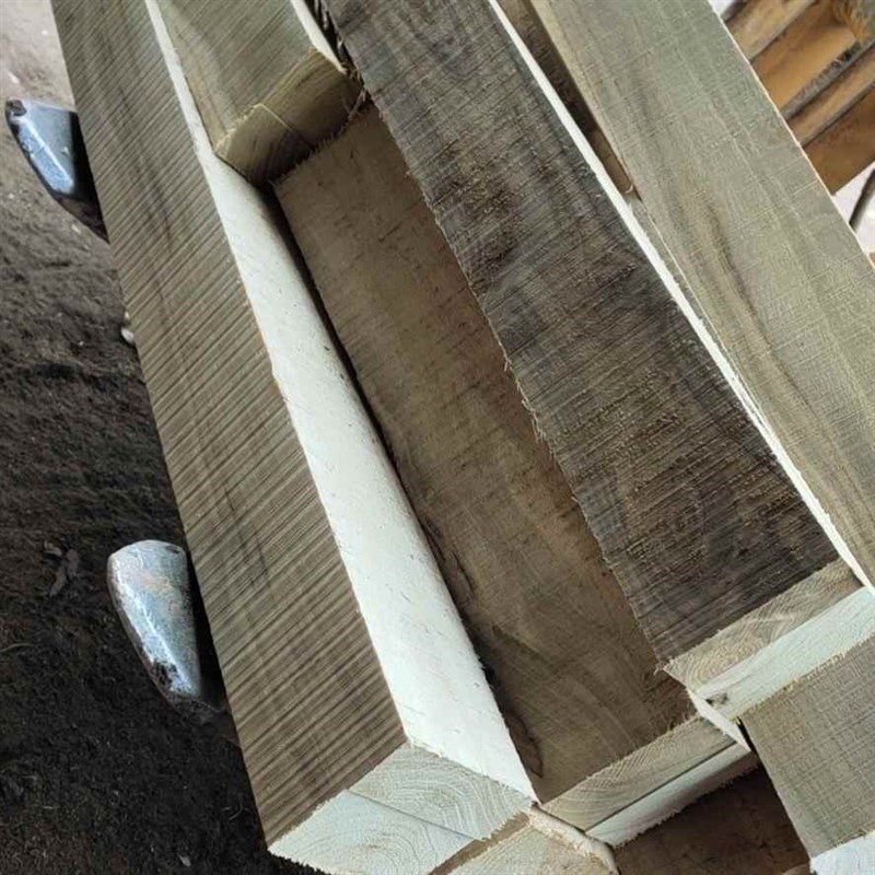 槐木定制加工板材结实耐用湿料木制品道木枕木垫木木方硬木硬杂木