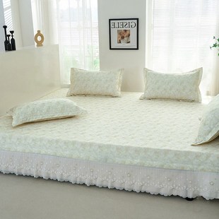 2025新款榻榻米床单小清新加厚保暖被单大尺寸炕单3米单层床盖ins