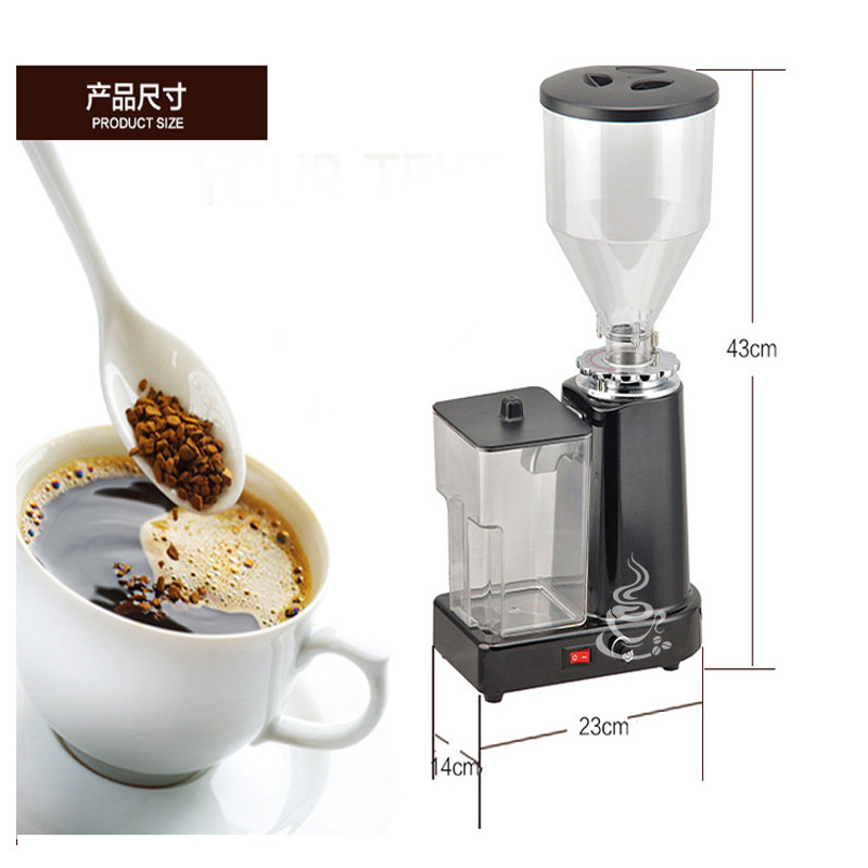 商用电动磨豆机咖啡m豆意式研磨机中型家用直出粉半自动咖啡磨粉