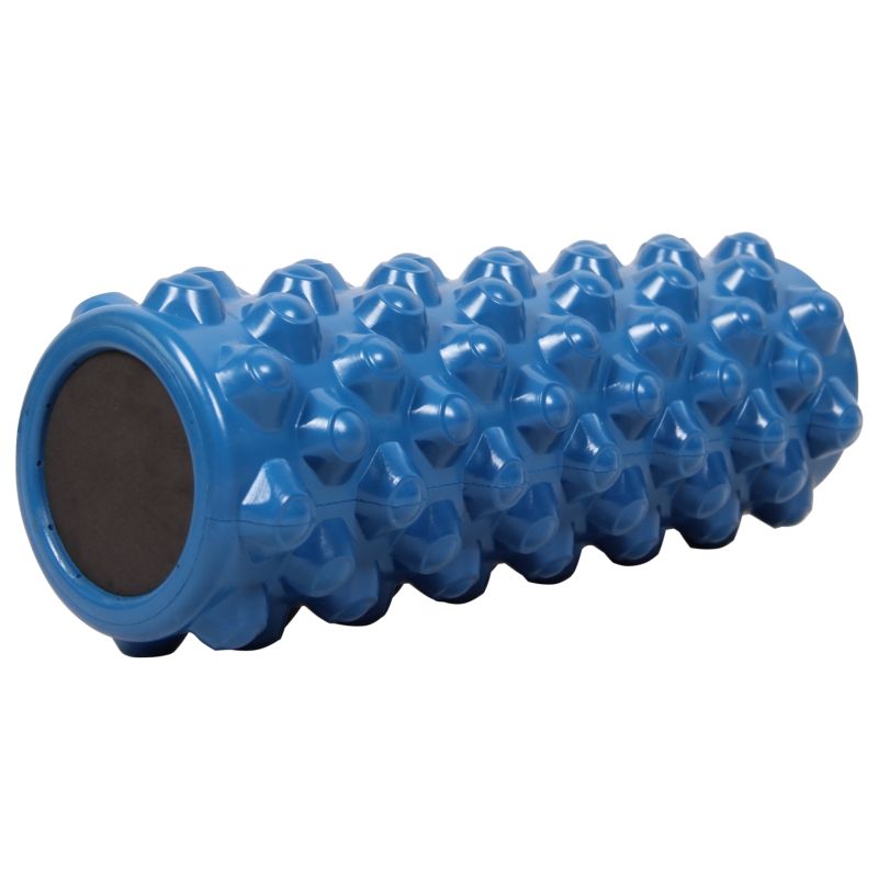 橡胶实心圆点瑜伽柱 泡沫轴 深度按摩 揉揉棒 泡沫轴