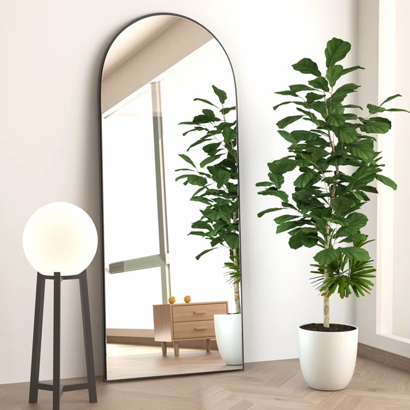 网红ins风穿衣镜挂墙试衣镜全身镜落地镜家用女生卧室立体大镜子