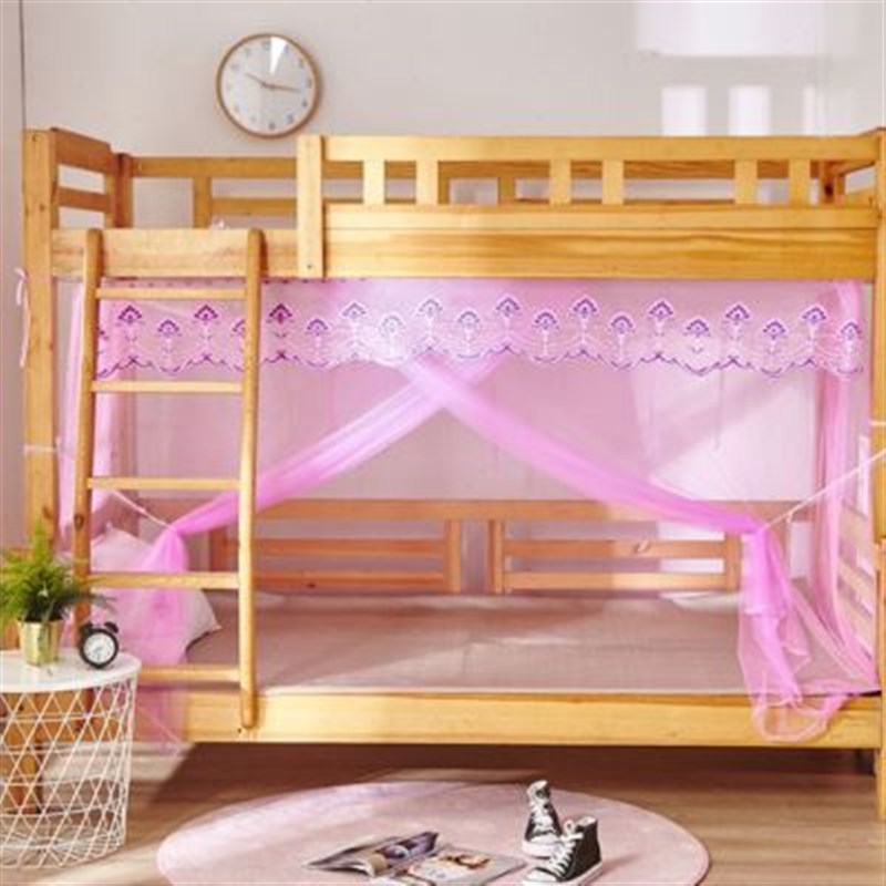 子母床蚊帐上下铺儿童梯形下床双层高低床家用12免安装15米