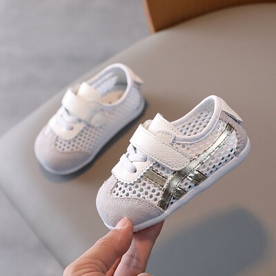 学步鞋女宝宝春夏款婴儿鞋子凉鞋夏季男童网鞋软底0一1-3岁婴幼儿