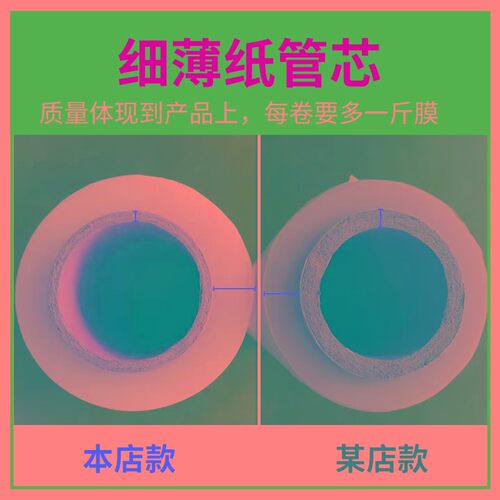 【整箱】管月50cmPE缠绕膜打包膜拉伸膜工业大卷包装膜