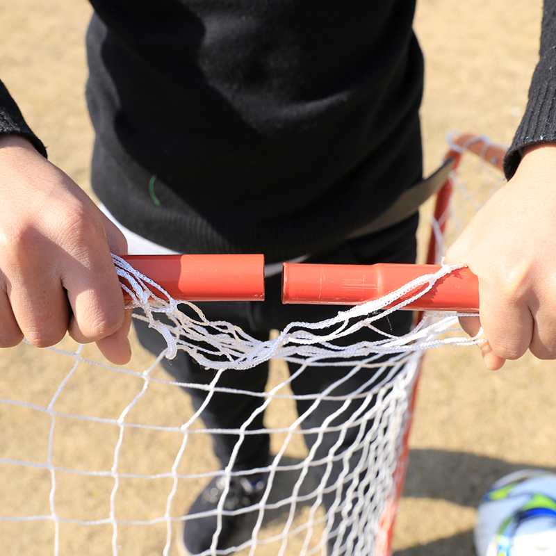 儿童足球门碳钢可折叠易拆装球门室内户外小球门带球网足球框一对