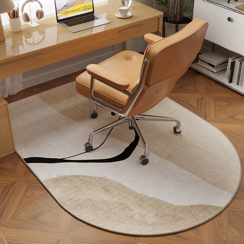 书房地毯电脑椅子垫法式地板保护垫加厚书桌学习隔音转椅地垫