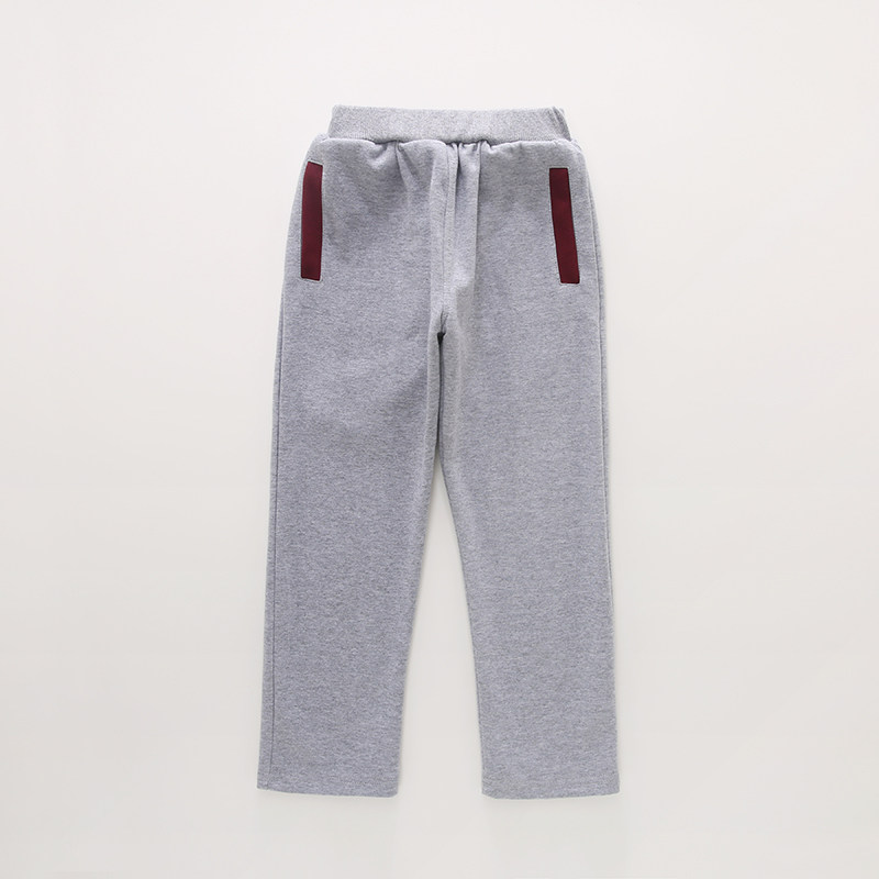中小学生校服套装 班服棒球服 英伦风枣红浅灰拉链扣子春秋冬装款