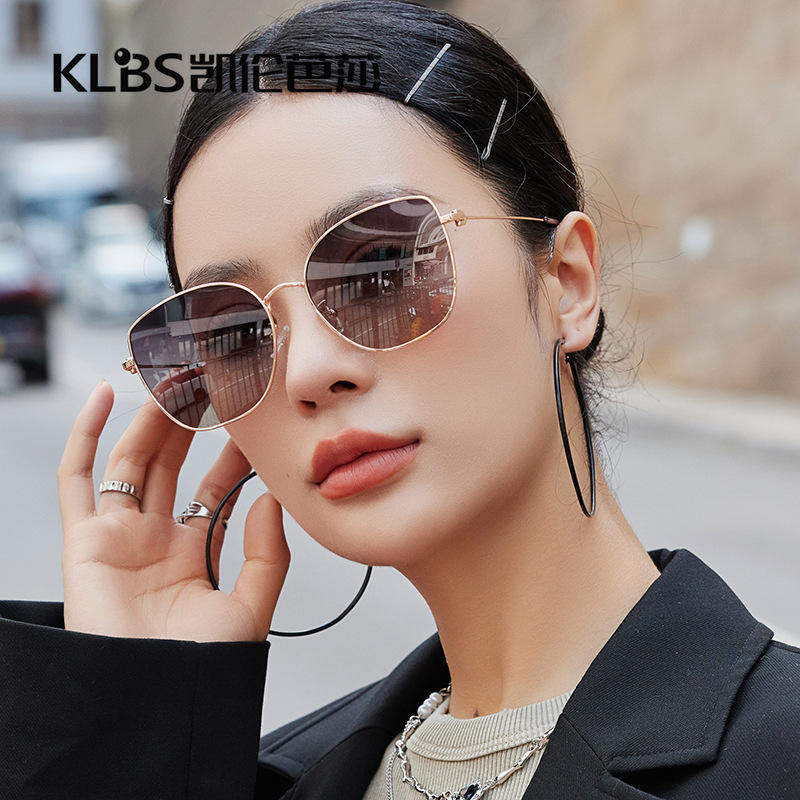 偏光太阳镜 ins风轻奢墨镜潮流遮阳镜TAC高清女士眼镜现货
