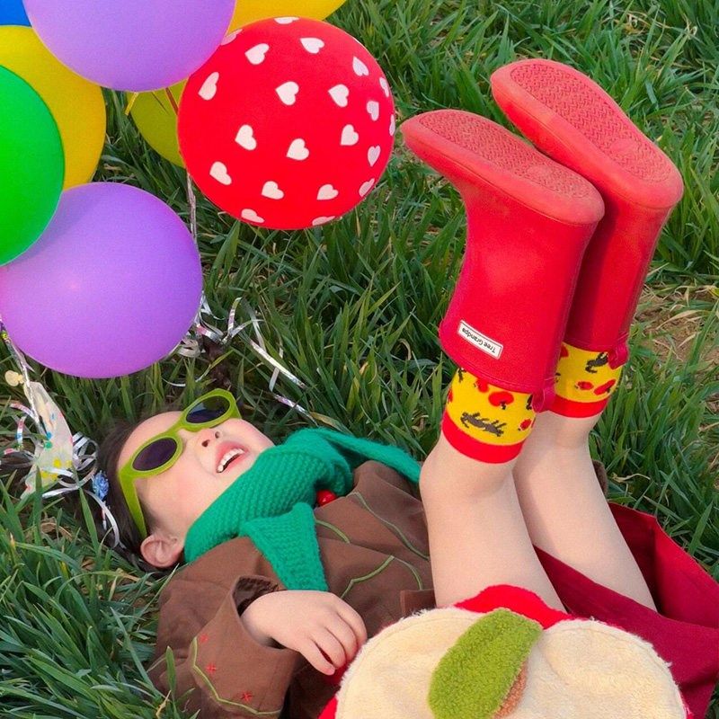 【雨季好物】儿童雨靴宝宝防水雨鞋雨季中筒EVA暴雨上学专用厚底