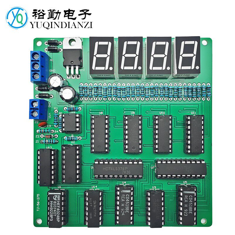 数字频率计焊接i套件电子教学实训电路实验课程工艺技能DIY散件