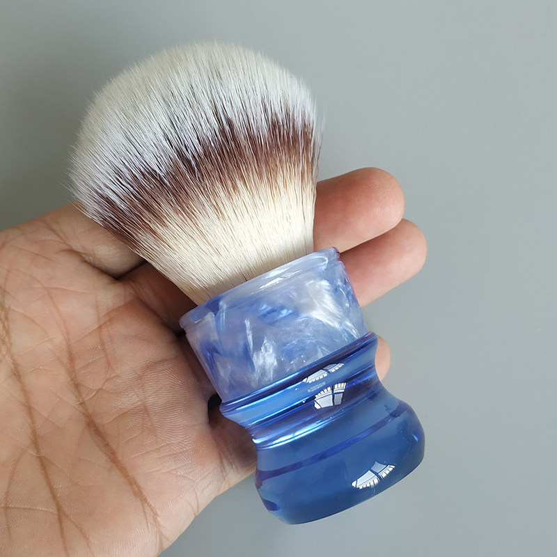 帝诗男士剃须刷冰蓝A2S柔软人造丝剃须刷胡刷剃须皂泡沫刷胡刷