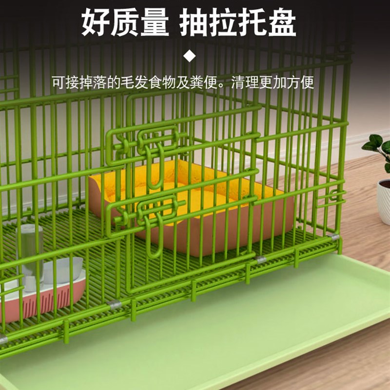 纳米漆狗笼子中型犬小型犬宠物室内加粗狗屋柯基泰迪狗窝厕所一体