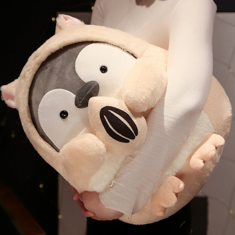 可爱企鹅公仔变身仓鼠毛绒玩具布娃娃抱枕女孩睡觉玩偶儿童礼物女,玩具/童车/益智/积木/模型,毛绒/玩偶/公仔/布艺类玩具,淘宝优惠券,粉丝福利购,淘宝优惠卷