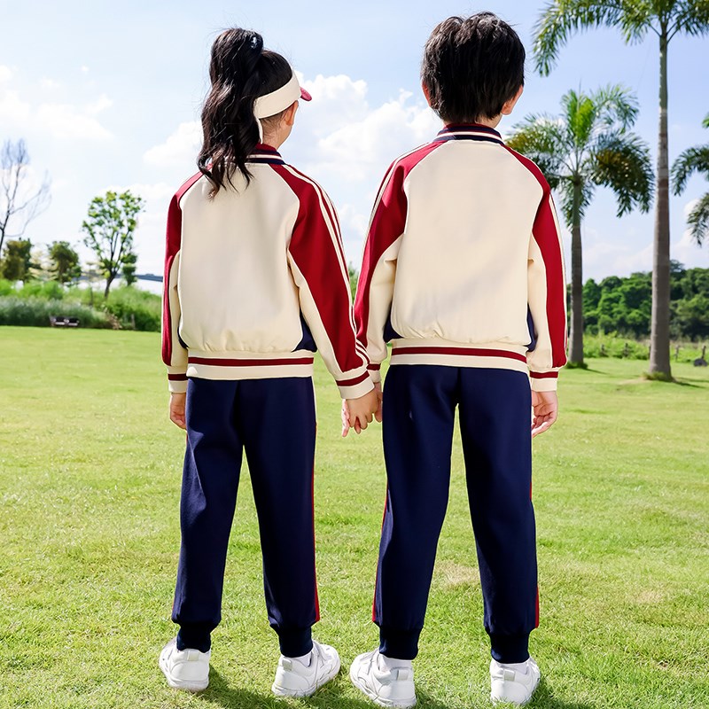 小学生校服夏款幼儿园园服春秋装儿童春季运动会班服三件套装