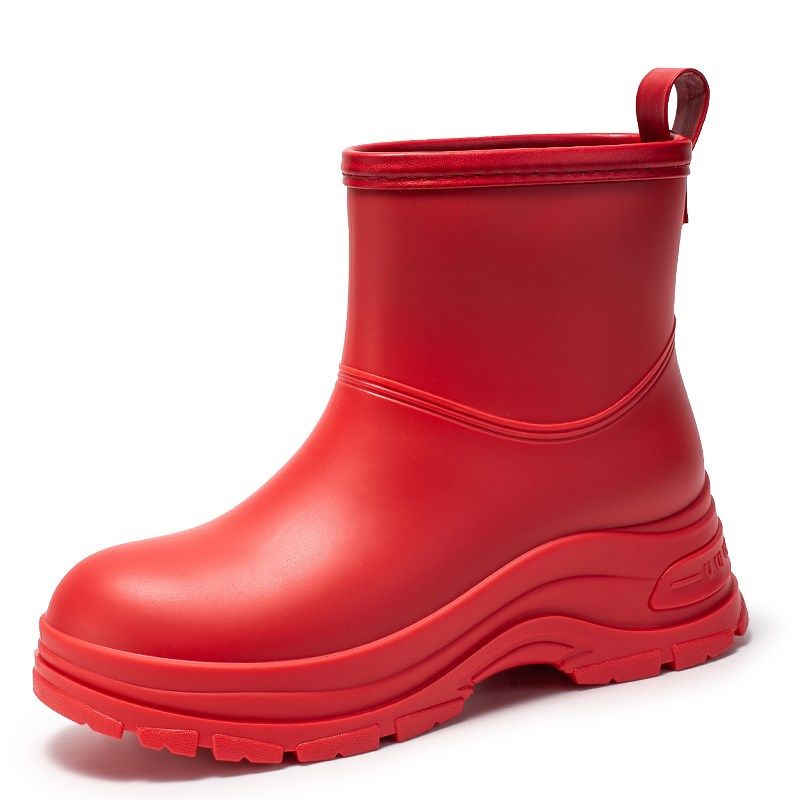 2024新款雨鞋女款夏季增高厚底成人时尚雨靴外穿防滑厨房防水胶鞋