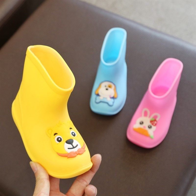 婴儿雨鞋一岁雨靴水鞋防滑男女宝宝童幼儿轻便可爱保暖防水时尚