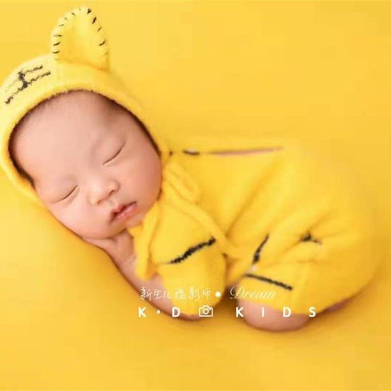 新生儿摄影毯子婴儿月子照相道具儿童满月百天宝宝拍照弹力背景布
