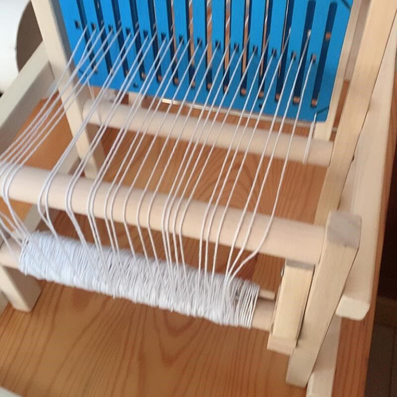 织布机手工编织diy儿童制作玩具女孩材料幼儿角园区益智幼儿园纺