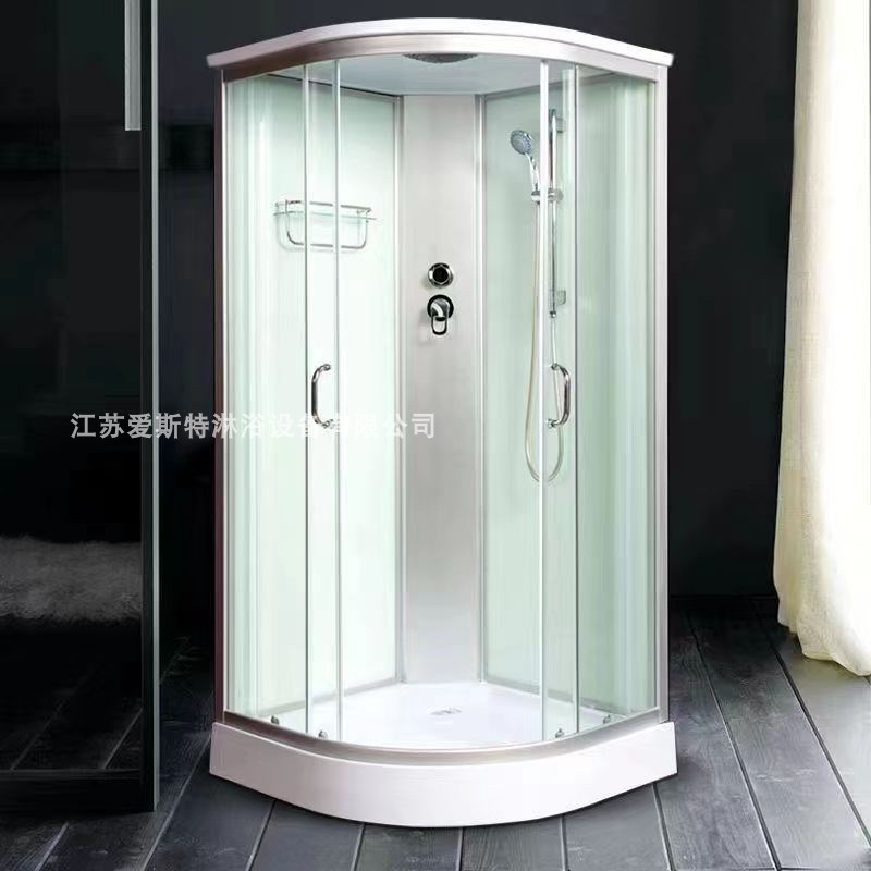 整体淋浴房弧扇形移动洗澡间农村浴室一体式沐浴洗浴间家用冲凉房