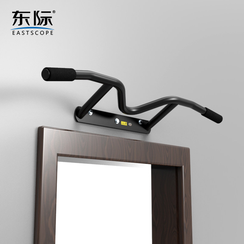 东际门上安装囚徒款引体向上单y杠家用健身器材手臂力量训练器单