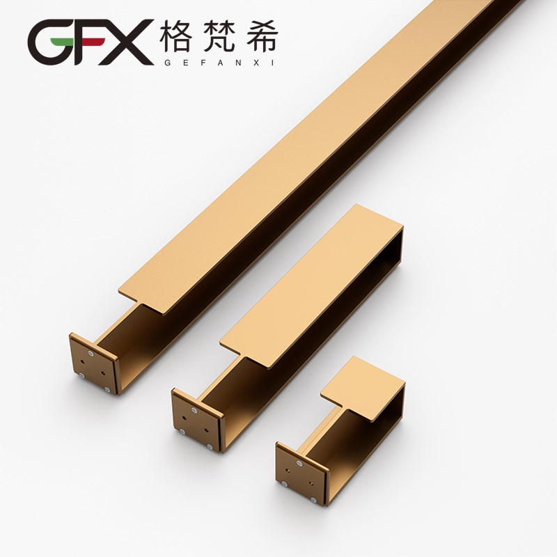 重型推拉门吊滑门拉手木门内嵌口袋移门五金把手加厚防撞加长扣手